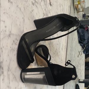 Stuart weitzman heel 8.5 black sexy pvc